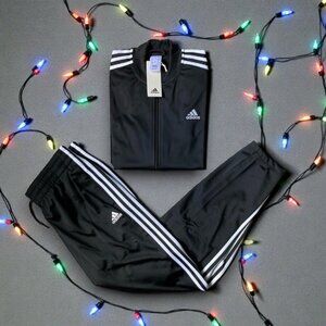 NWT Adidas 2 pc track jacket and pants matching womens size L large